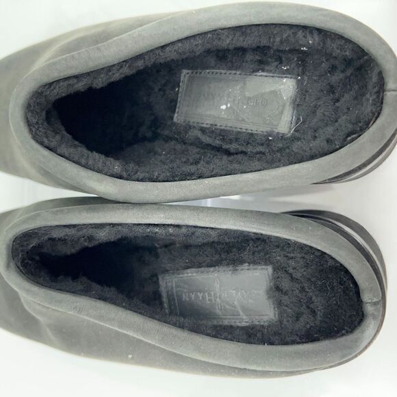 Cole Haan Women's Clog Mules Women's Size 7 B Grey Leather Slip On Shoes Lined - Picture 10 of 13